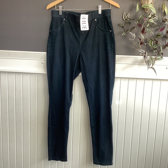 HUE Women's Ultra Soft High Waist Denim Leggings in Large - Picture 5 of 8